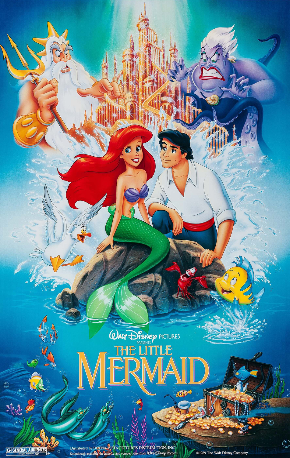Ariel - Portrait du Personnage Disney de La Petite Sirène