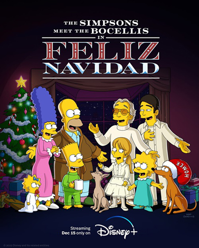 Les Simpson Rencontrent la Famille Bocelli dans Feliz Navidad